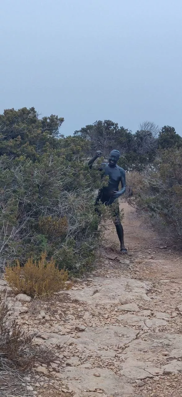 Aborigen en s'Espalmador