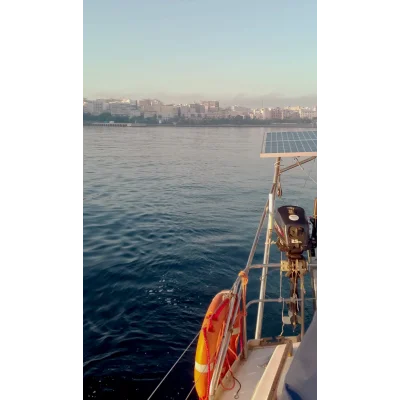 Ceuta desde la bocana, el dia de la partida Ceuta desde la bocana
